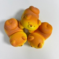 Jouet chiot animal mignon pour les 8-13 ans, à rebond lent, réaliste, anti-stress, petit, texture souple et caoutchoutée, en PU relaxant