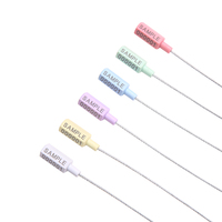 Scellé de câble de conteneur à longueur fixe Asialock A-226, certifié ISO9001, 27mm x 12mm, en ABS et acier au carbone, avec code QR imprimé au laser pour