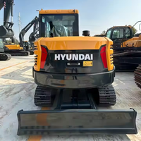 Excavatrice sur chenilles neuve HX60G de 6 tonnes, mini pelle de 0,21 m3, mini excavatrice de 36,2 kW avec pièces de rechange