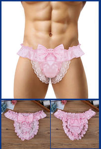 <span class=keywords><strong>Slip</strong></span> Trasparenti da <span class=keywords><strong>Uomo</strong></span>, Bikini in Raso, Perizoma, Intimo Sexy, Abbigliamento Divertente per Gay, Lingerie Intima - Product Image 3