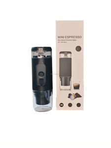 <span class=keywords><strong>Machine</strong></span> <span class=keywords><strong>à</strong></span> <span class=keywords><strong>café</strong></span> expresso portable 3-en-1 en acier inoxydable avec pompe 19 bars, fonctions de chauffage et de bouillage pour le bureau, la maison et l'extérieur - Product Image 6
