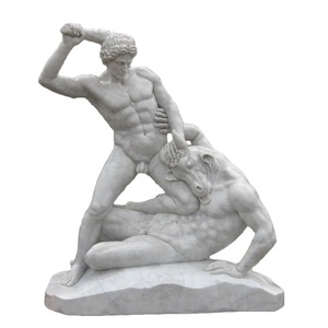 有名なヨーロッパの手彫り大理石等身大像販売 - Product Image 1