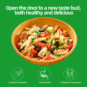 Nouvelles Nouilles Spirales de Konjac Shirataki Façon Pâtes, Faible en Glucides, Keto, Saveur Pure, Faites à la Main, <span class=keywords><strong>Jaune</strong></span>, 200g, Vente en Gros OEM - Product Image 2