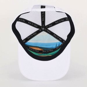 Gorra Snapback Unisex Personalizada de 6 Paneles, 100% Poliéster, Visera Plana, Impermeable, Estilo Hip Hop con Orificios Láser para la Playa - Product Image 6