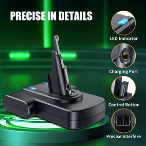 Batería de Iones de Litio de Repuesto de 2000 mAh y 21.6 V para Aspiradora Inalámbrica <span class=keywords><strong>Dyson</strong></span> V7 Animal <span class=keywords><strong>Absolute</strong></span> - Product Image 4