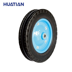 Ensemble <span class=keywords><strong>de</strong></span> roues pneumatiques professionnelles avec motif <span class=keywords><strong>de</strong></span> traction amélioré et <span class=keywords><strong>valve</strong></span> robuste <span class=keywords><strong>pour</strong></span> chariots à main - Product Image 1