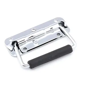 Stainless Steel Wooden Box Toolbox Industrial Equipment Spring Cover Ring Handle Pull Ring Airbag Fitting Hardware