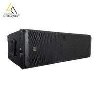 Sistema de Sonido Activo de Línea LS500 con Neodimio, Doble Woofer de 12 Pulgadas, 8000W de Pico, Tres Vías, para Audio Profesional en Exteriores