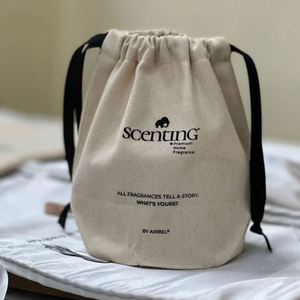 Promotional Cotton <b>Drawstring</b> Bag Natural Beige Cotton Jewelry Rings Storage <b>Pouch</b> Eco Muslin Cotton Gift Packaging <b>Pouch</b> - Product Image 1