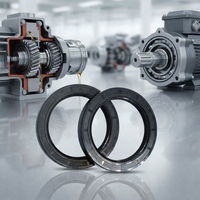 Joint d'étanchéité à double lèvre TC BASL NBR FKM pour arbre rotatif, pour applications de boîtes de vitesses, pompes, moteurs et machines industrielles