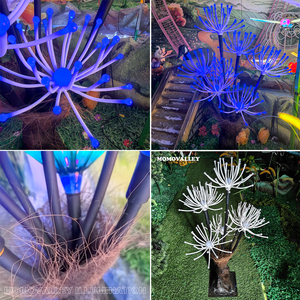 ต้นคริสต์มาส LED รูปดอกเบญจมาศ 7 หัว ขนาด 27 ซม. รุ่น <span class=keywords><strong>Avatar</strong></span> ปี 2026 ความยาว 1 เมตร หัวดอกไม้ 7 หัว กันน้ำระดับ IP65 แรงดันต่ำ ปลอดภัย ปรับความสว่างได้ - Product Image 2