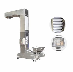 Nuevo Elevador Sanitario Tipo Z de Cubeta Cerrada de Acero Inoxidable para Transferencia de Materiales Granulares y Polvos Alimenticios sin Contaminación para Restaurantes - Product Image 1