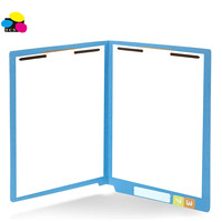 Carpeta para Historial Clínico de Pacientes, 10 Unidades por Caja, Carpeta de Papel con Clip y Pestaña