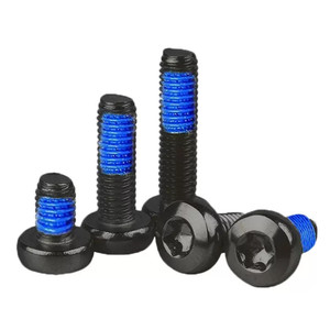 Vis de machine Torx à tête cylindrique en acier au carbone de qualité industrielle, oxydée noire, avec joint Nylok, directement de l'usine - Product Image 2