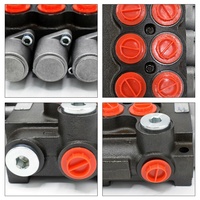 Vanne de commande directionnelle hydraulique monobloc multi-voies à 3 bobines, série P40 personnalisée, 40L/min, pour tracteur-chargeur agricole
