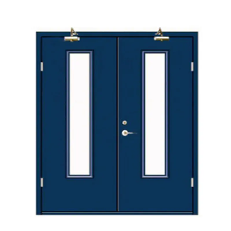 180 mins China Real Listed Fire Rated Steel Door Commercial Building Hotel Used Fire Proof Door Entrance Steel Doors