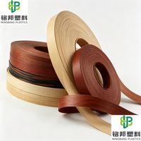 Bande de bordure Mingbang pour meubles, bande de bordure en PVC couleur unie résistante à l'usure, approvisionnement en gros pour panneaux MDF de placards