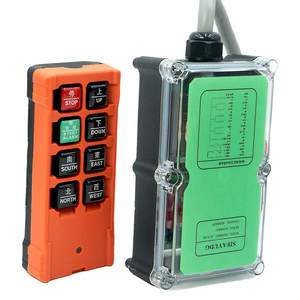 Bouton d'importation de performance stable 6 canaux treuil électrique à vitesse unique palan radio industrielle télécommande - Product Image 6