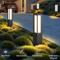 Lumières solaires de jardin extérieur Décoration de lumières de patio de jardin solaire imperméable pour la décoration de jardin d'escalier de patio