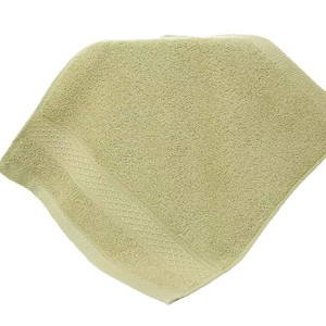 Toalla de Baño Cuadrada de Algodón Puro 34x34cm, Color Sólido, para Hotel y Niños - Product Image 1