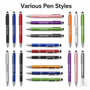 Stylo publicitaire personnalisé avec logo, stylo à bille en métal aluminium pour cadeau d'entreprise, appareil tactile, fournitures de bureau - Product Image 6