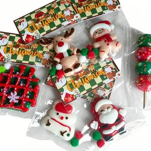 Jouet anti-stress réaliste en TPR souple en forme de gaufre de Noël pour enfants - Product Image 1