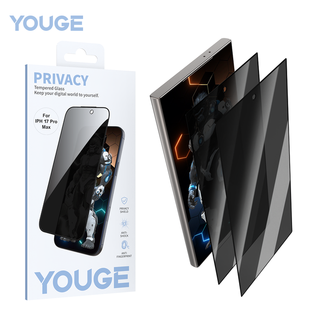 ATB Fingerprint Unlock Premium 2.5D Anti-spy for samsung Full Cover Privacy Screen protection for samsung S24 S25+ Ultra