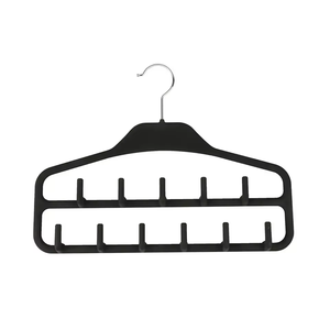 ไม้แขวนเสื้อพลาสติก <span class=keywords><strong>PET</strong></span> ทนทาน เป็นมิตรกับสิ่งแวดล้อม พร้อมดีไซน์กันลื่น สำหรับจัดเก็บเสื้อผ้าในตู้เสื้อผ้าและห้องน้ำ - Product Image 1