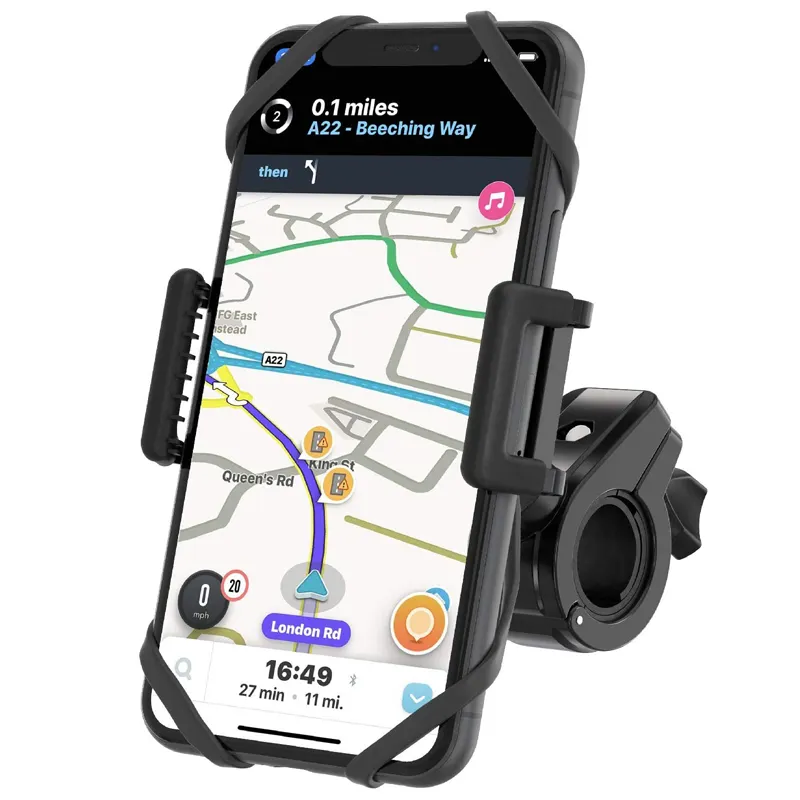 360 Degree Phone Holders Shockproof Motorcycle Bicycle Universal Flexible Bike Mount for Bike Bicycle