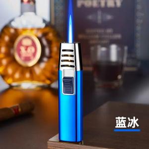 कस्टम लोगो सिगार झटका मशाल बंदूक BBQ रसोई धुआं धातु बड़े थोक सिगरेट अनुकूलित जेट लौ ब्यूटेन गैस लाइटर - Product Image 3