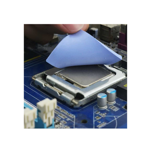 Corte personalizado 6W 8 W/M.K Hojas de goma conductoras térmicas de silicona suave Servicio de aplicación electrónica - Product Image 5