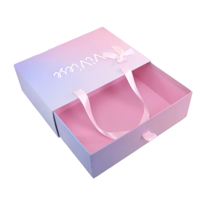 Custom Rigid Paperboard Gift <b>Box</b> Biodegradable Luxury Packaging with UV Coating for Jewelry Cosmetic Gift Wrap - Product Image 1