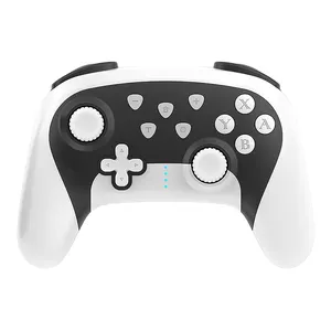 YLW New Chameleon Glossy Shell Case Game Pad Wireless Turbo Double Motor Switch Controller For NS Switch Pro Controller