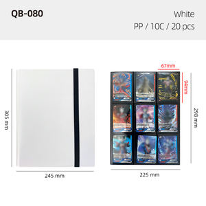 Archivalpro PP Vente en <span class=keywords><strong>gros</strong></span> Organisé Grande Capacité 9 Poches Bande Élastique Plusieurs Couleurs <span class=keywords><strong>Carte</strong></span> Photo Collector Album de Cartes à Collectionner - Product Image 4