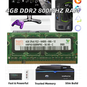 Mémoire d'ordinateur portable d'origine d'usine 4 Go DDR2 800 MHz <span class=keywords><strong>PC2</strong></span> <span class=keywords><strong>6400S</strong></span> 2x4 Go REG ECC - Stock - Product Image 2