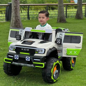 Toptan Sıcak Satış Çocuk Elektrikli Binilebilir Araba 12v Uzaktan Kumandalı Oyuncak Araba Müzikli LED Işıklı Erkek Kız Çocuklar İçin - Product Image 4