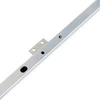 Herrajes Para Muebles Correderas 17 mm latéral deux voies rainure coureur tiroir glissière Rail roulement à billes cuisine étagère support montage