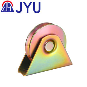 Poulie en acier Durable de petite taille pour porte cuisine placard <span class=keywords><strong>armoire</strong></span> bas roue meubles Installation facile avec vis - Product Image 4