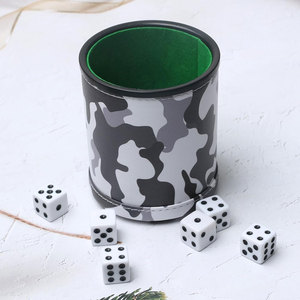 Service OEM – Gobelets à dés en cuir haut de gamme faits à la main, logo personnalisé, couleur sur mesure, pour jeux classiques, divertissement sportif, 1 pièce - Product Image 4