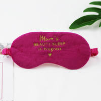 Cute Plush Eye Patch Ombrage Sommeil Masque pour les yeux Eyepatch Travel Relax Cover Eyeshade
