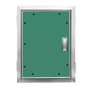 แผงควบคุมประตูทางเข้าสำหรับประตู, แผงควบคุมประตูทางเข้าสำหรับประตูยิปซั่มติดผนังแผงทางเข้าประตูอลูมิเนียมหนีไฟ - Product Image 1