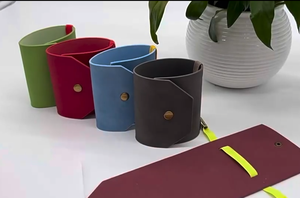 Akses Uang Cepat Portabel Modern Tempat Uang Praktis Dompet Tali Pengikat Organizer Dompet Kulit PU Pembungkus Uang - Product Image 3