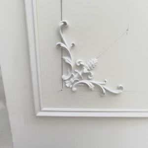 PU nouveau coin fleur salon fond mur bordure décoration PU corniche moulage - Product Image 3