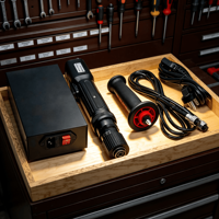 Destornillador Eléctrico Ergonómico Ligero Industrial DIY Sin Escobillas con Sensor Hall y 1 Año de Garantía para Trabajos de Precisión