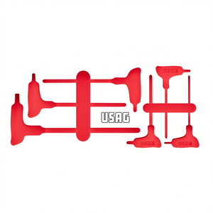 Ensemble d'éponges de maquillage, 10 pièces, outils professionnels de mélange cosmétique rouges pour l'application sur le visage - Product Image 2