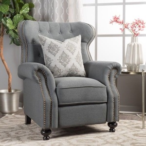 Free Sample Home Furniture Modern Hotel Balcony Reclining Fabric <strong>Living</strong> <strong>Room</strong> Recliner Leisure Velvet <strong>Lounge</strong> Sofa <strong>Chair</strong> - Product Image 4