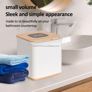 Mini chauffe-serviettes de comptoir à température réglable à 3 niveaux Arrêt automatique Chauffe-serviettes chauffant seau avec réglage de l'heure - Product Image 6