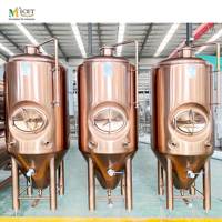 Équipement de brassage domestique en cuivre rose doré 300L 500L, unité de brassage pour bar et restaurant, directement de l'usine