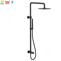 Ensemble de douche combiné Watermark en acier inoxydable 304, salle de bain, inox double, douche sur rail, colonne de douche avec ensemble d'entrée d'eau