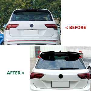 AMP-Z usine directement brillant noir ABS matériel aileron de toit arrière pour Volkswagen <span class=keywords><strong>Tiguan</strong></span> <span class=keywords><strong>R</strong></span> <span class=keywords><strong>Line</strong></span> Maxton <span class=keywords><strong>2017</strong></span> + - Product Image 2